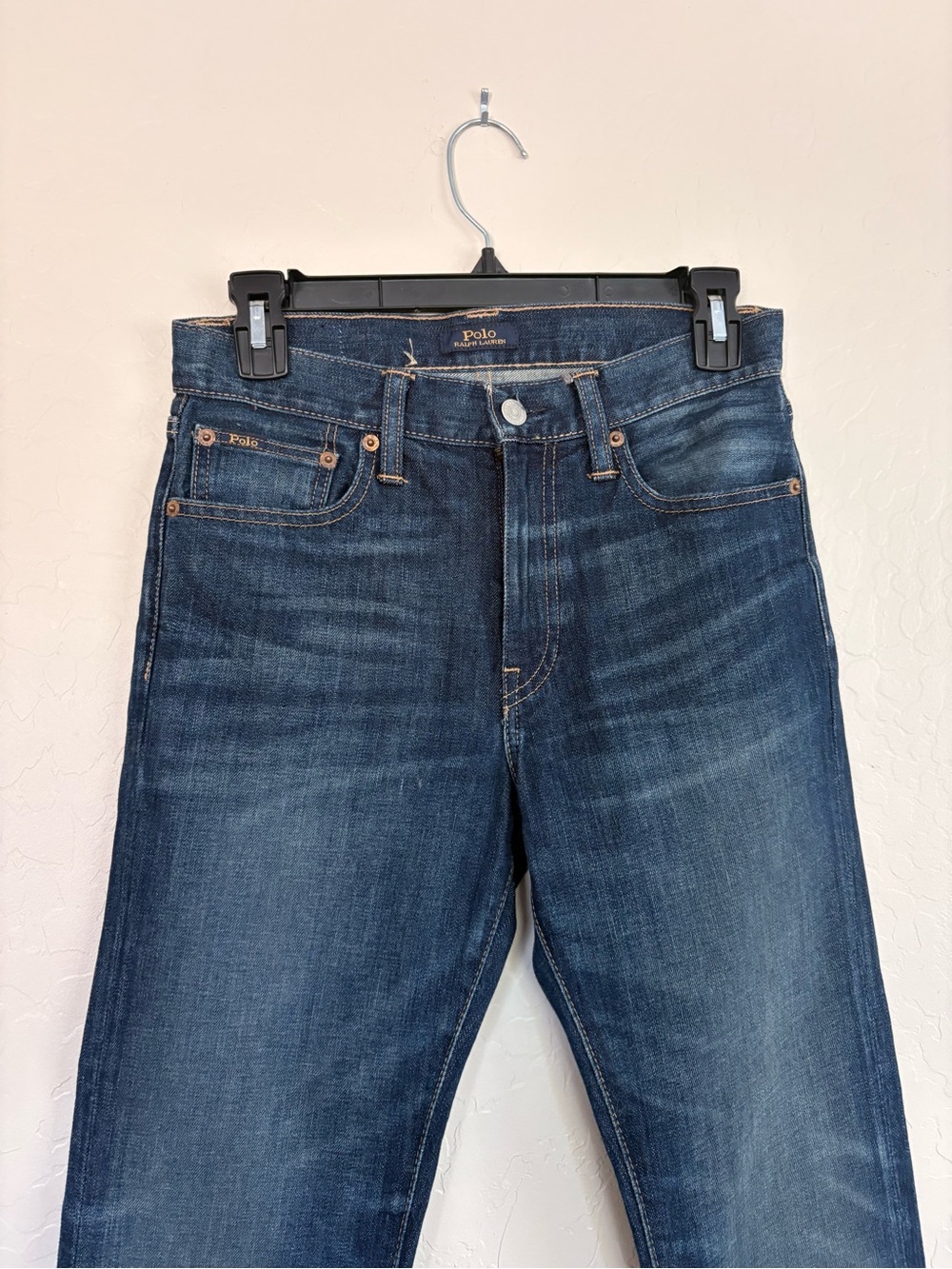 Polo Ralph Lauren Waverly High Rise Straight Crop Jeans Dark Wash Size 26 - Picture 2 of 7